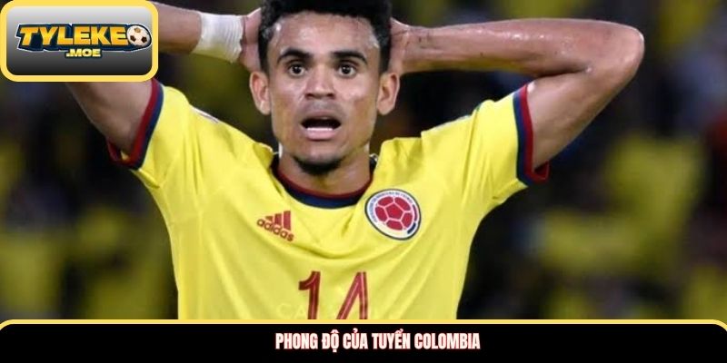 Phong độ của tuyển Colombia